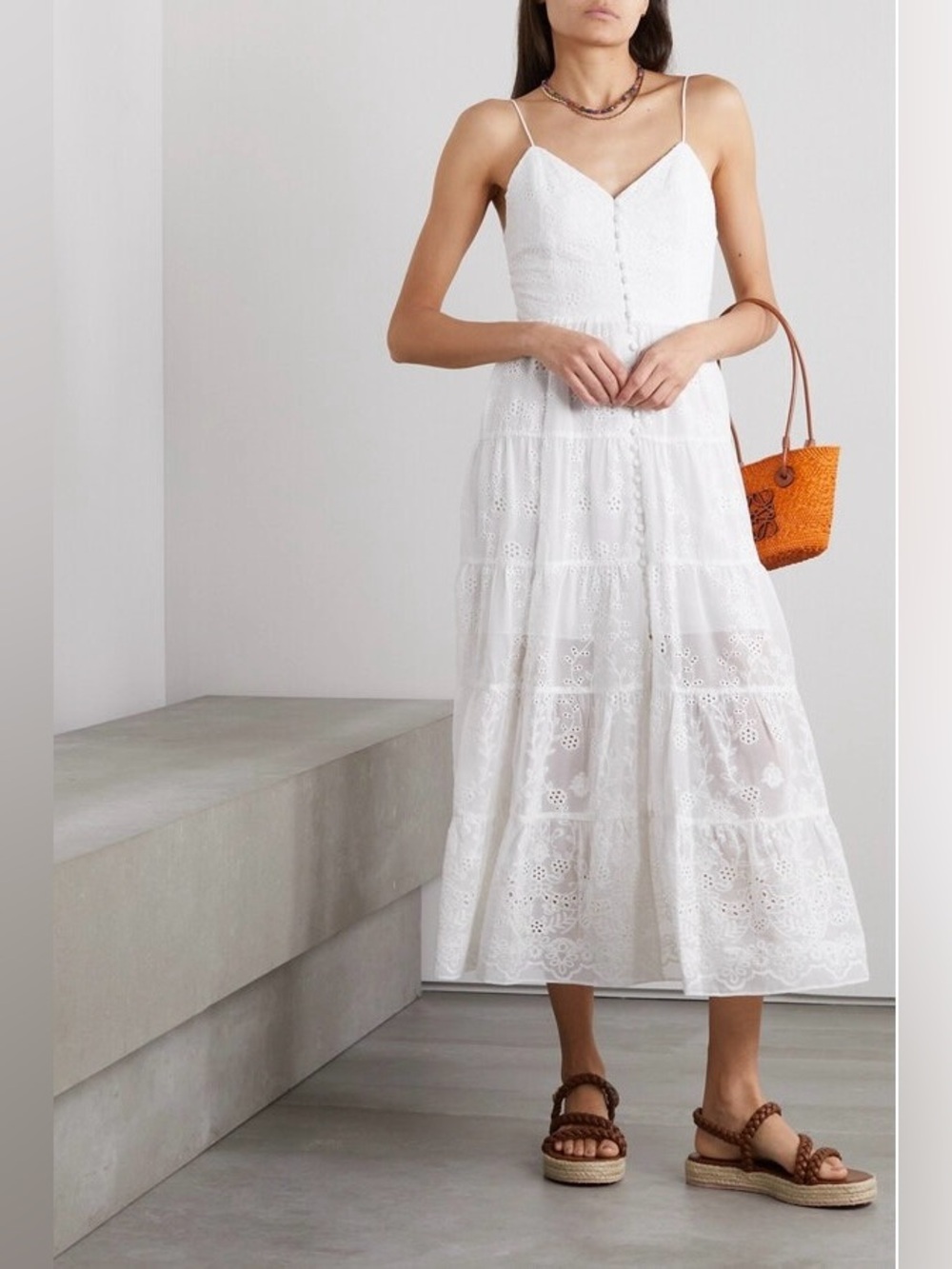 Alice and Olivia Shanti midi dress